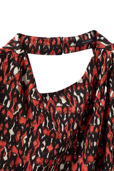 BLACK TOP WITH IKAT PRINT 7