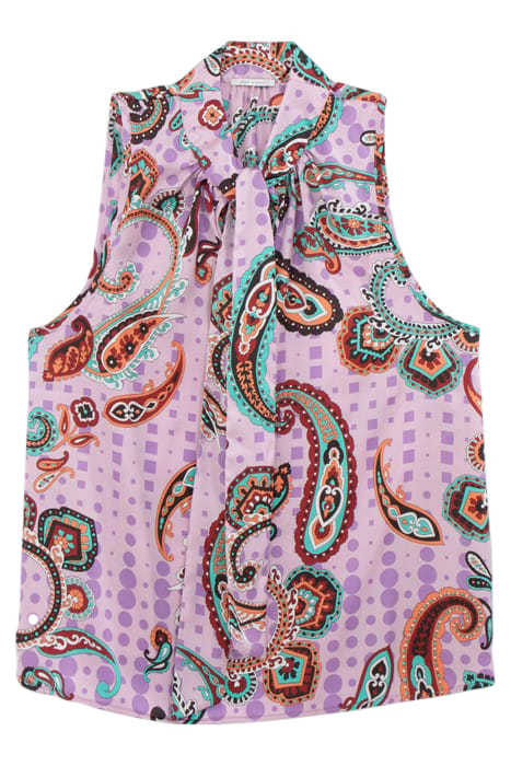 MARSHMALLOW RECYCLED TOP WITH XL PAISLEY PRINT 4
