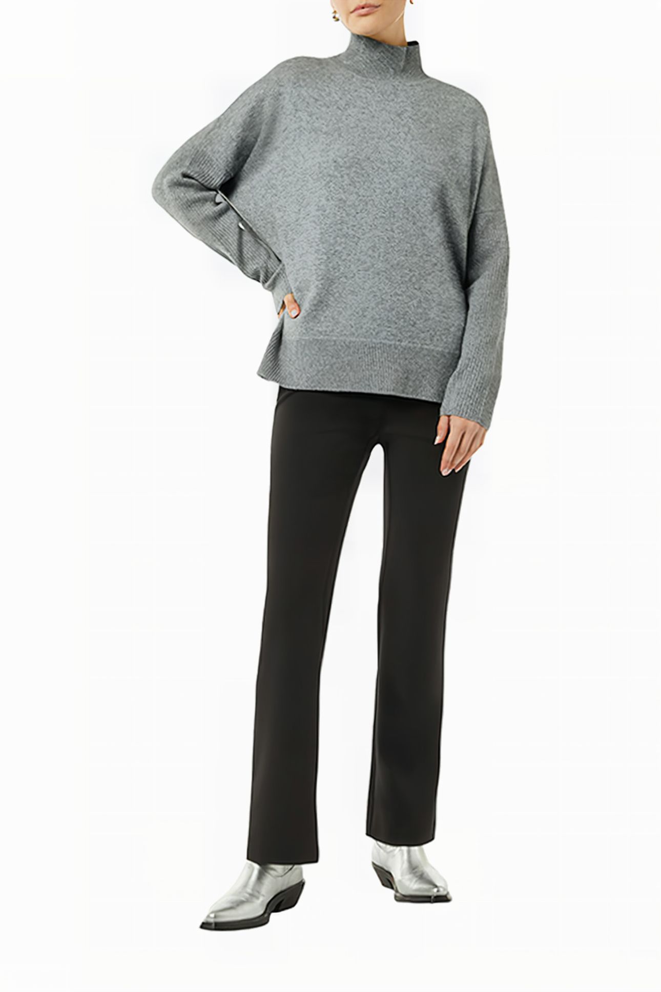 COMMA PULLOVER GREY/BLACK 2
