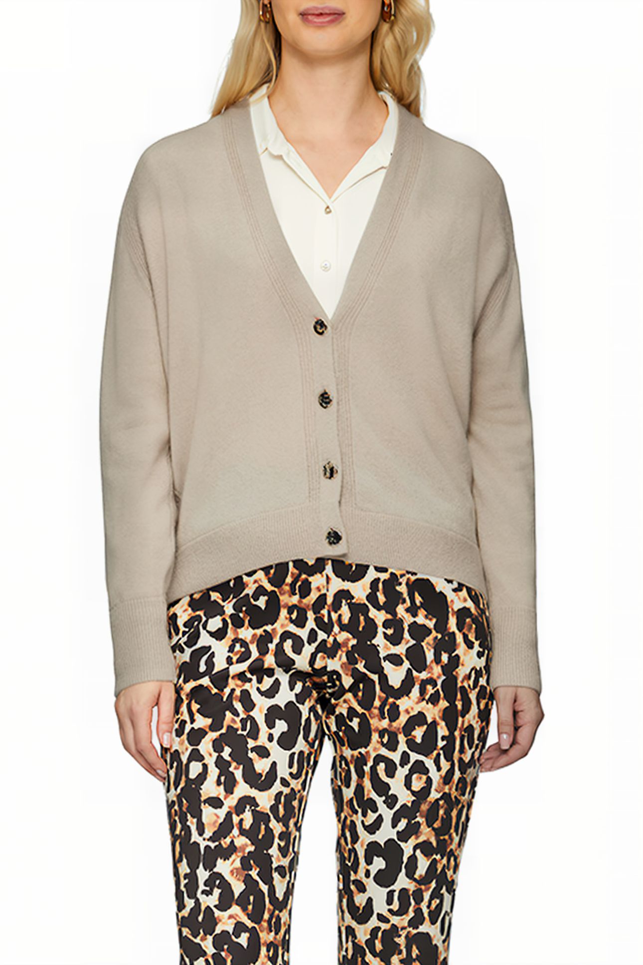 S.OLIVER CARDIGAN BEIGE 1