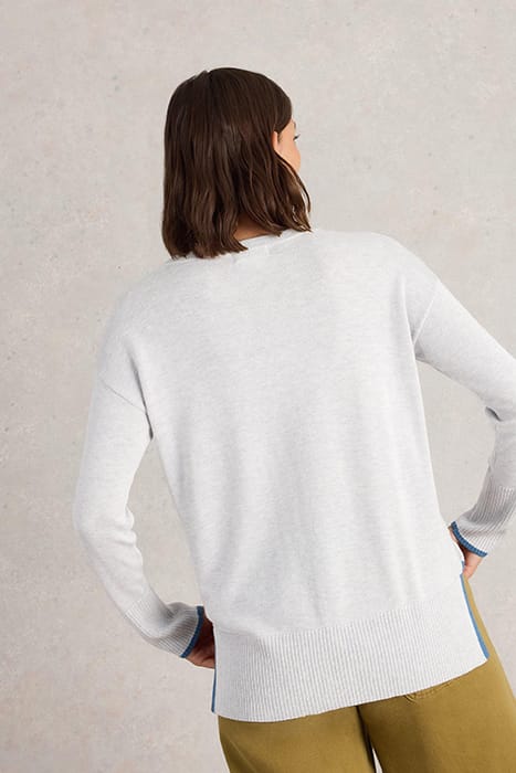 OLIVE JUMPER LIGHT GREY 2
