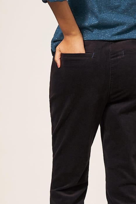 SAVANNAH VELVET TROUSER PURE BLACK 5