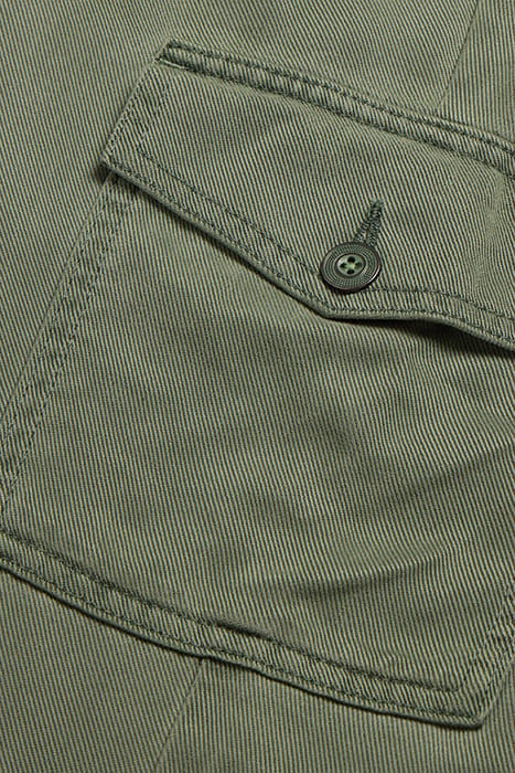 ARLO TENCEL CARGO TROUSER MID GREEN 7
