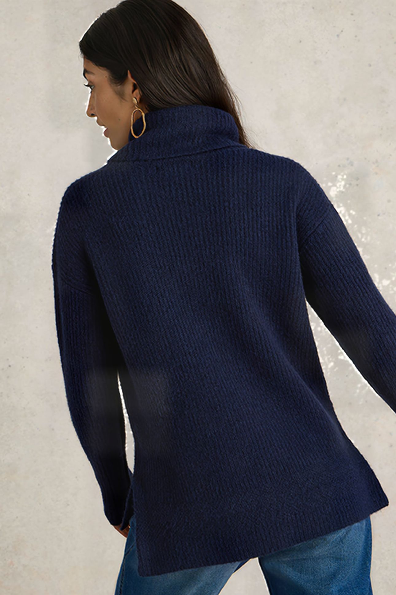 LOVELY RIB JUMPER FRENCH NAVY 2