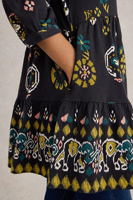 MARTA TUNIC BLACK PRINT 5