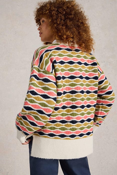 GINA GEO JUMPER NATURAL MULTI 2