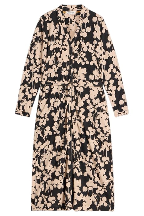 ANNIE JERSEY SHIRT DRESS BLACK PRINT 3