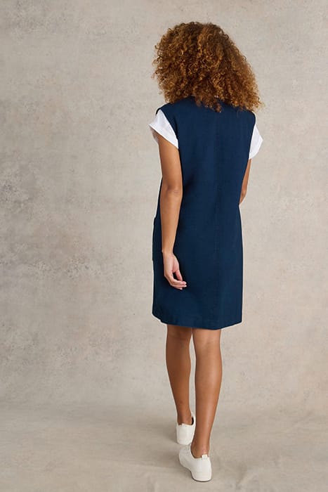 MAPLE DENIM JERSEY PINNY MID DENIM 2
