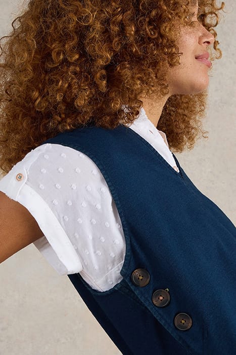 MAPLE DENIM JERSEY PINNY MID DENIM 5