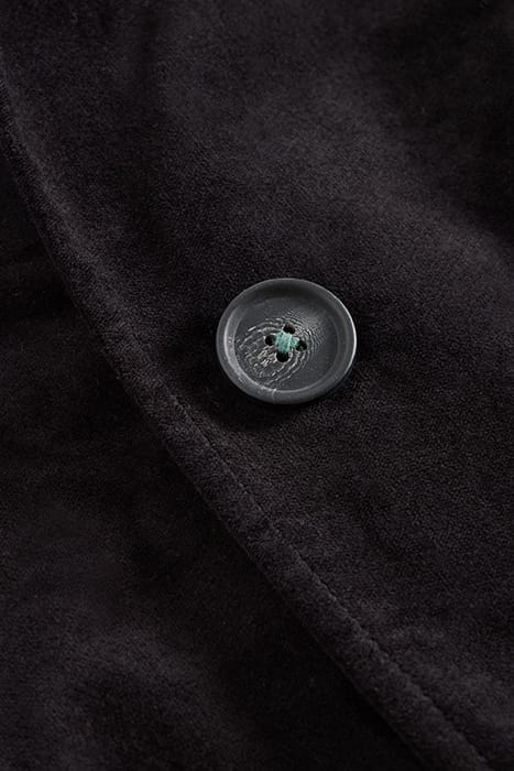 KARLA VELVET COAT PURE BLACK 6