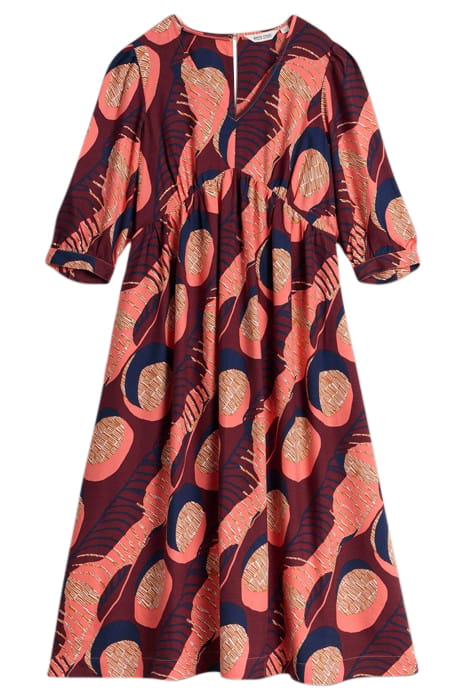 LUCY MIDI DRESS PLUM PRINT 3
