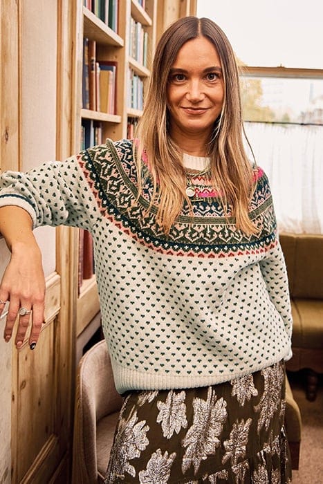 MINI HEART FAIRISLE JUMPER IVORY MULTI 7