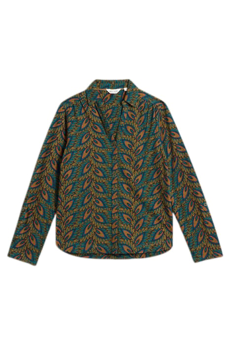ANNIE PRINTED SPARKLE TEAL PRINT 3