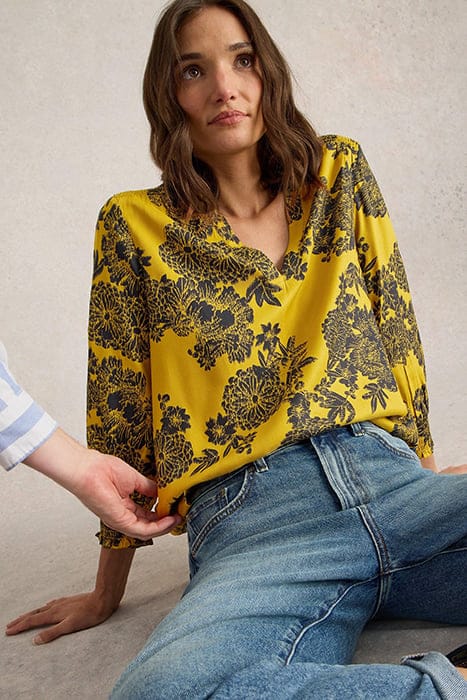 ELISA TOP CHARTREUSE MULTI 4