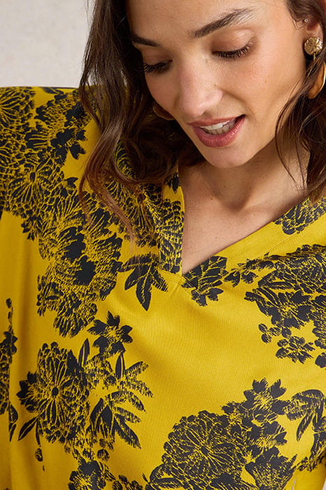 ELISA TOP CHARTREUSE MULTI 5