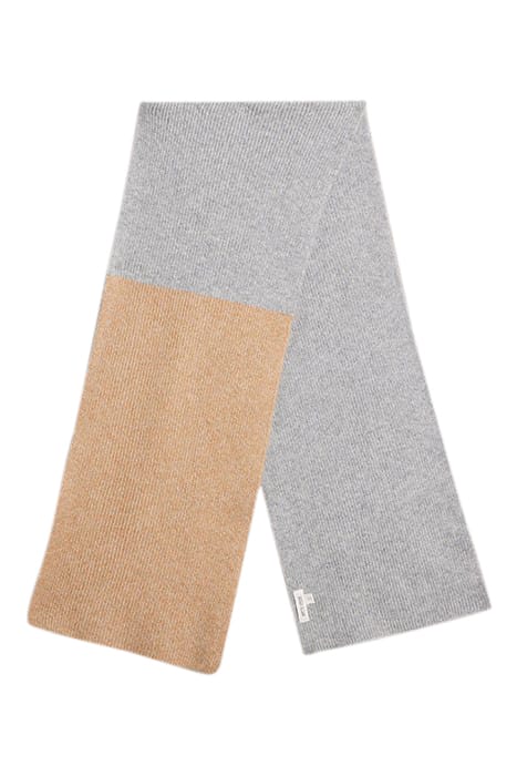 POPPY KNITTED SCARF GREY MULTI 2