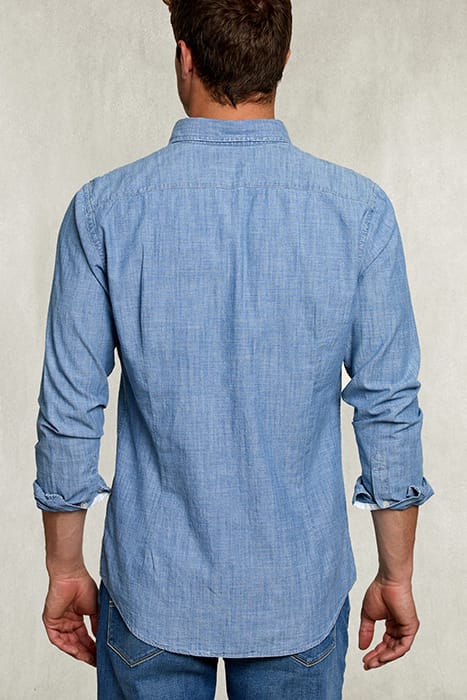 SLIM FIT JEANS SHIRT BLEACH DENIM 2