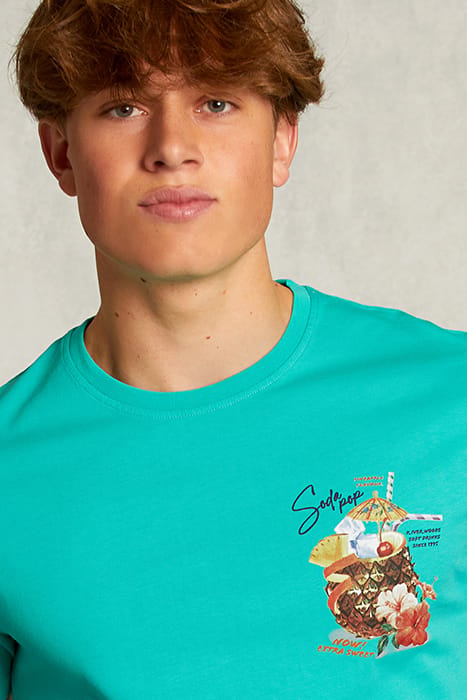 NORMAL FIT BASIC T-SHIRT CITRUS MEL GREEN 4