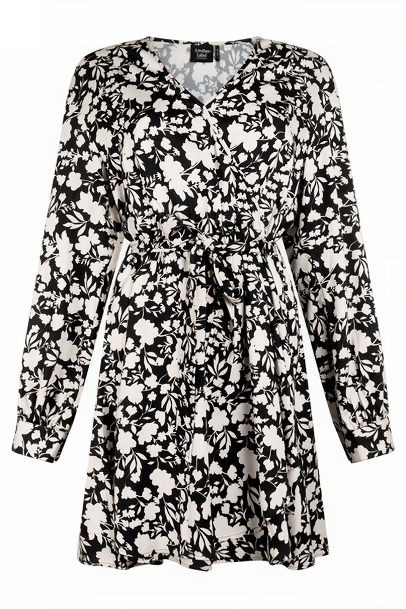 MAY DRESS BLACK FLOWER 1