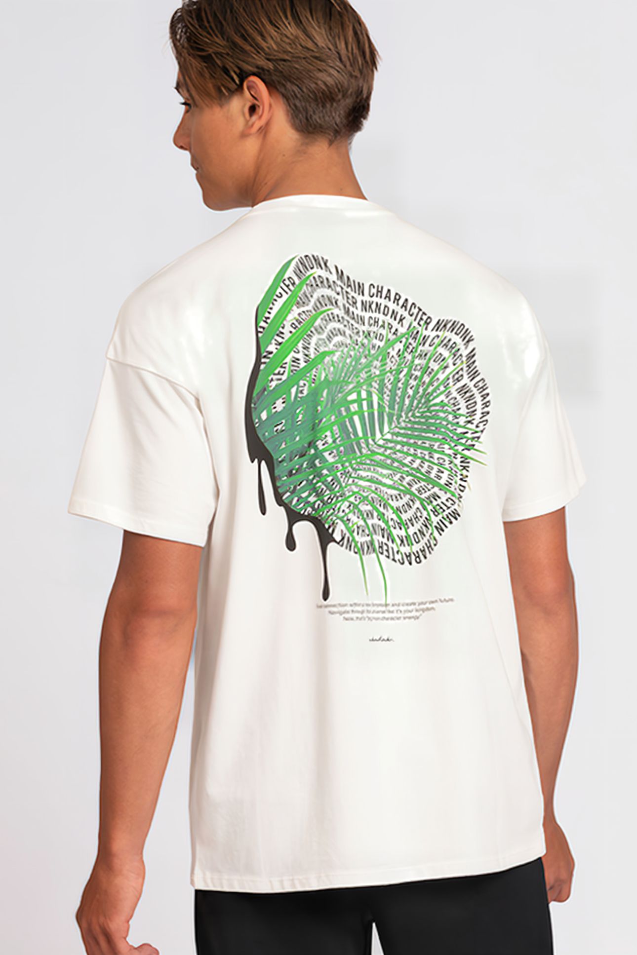 PALM T-SHIRT OFF WHITE 2