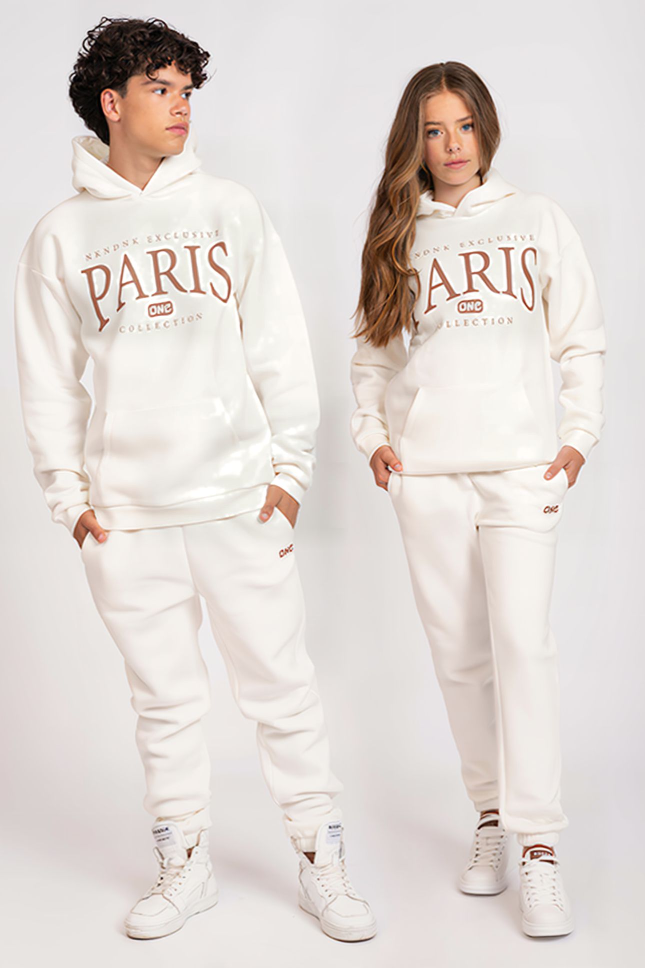 DOWN TOWN HOODIE OFF WHITE 1