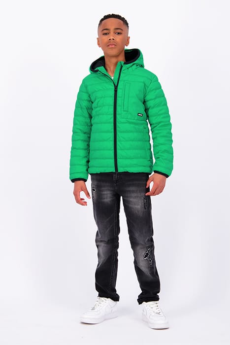 BOYS TELDON JACKET GRASS GREEN 1