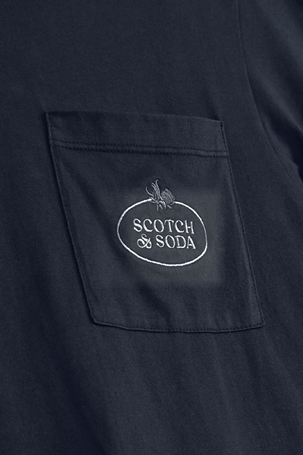 GARMENT DYED SS POCKET TEE DARK BLUE 3