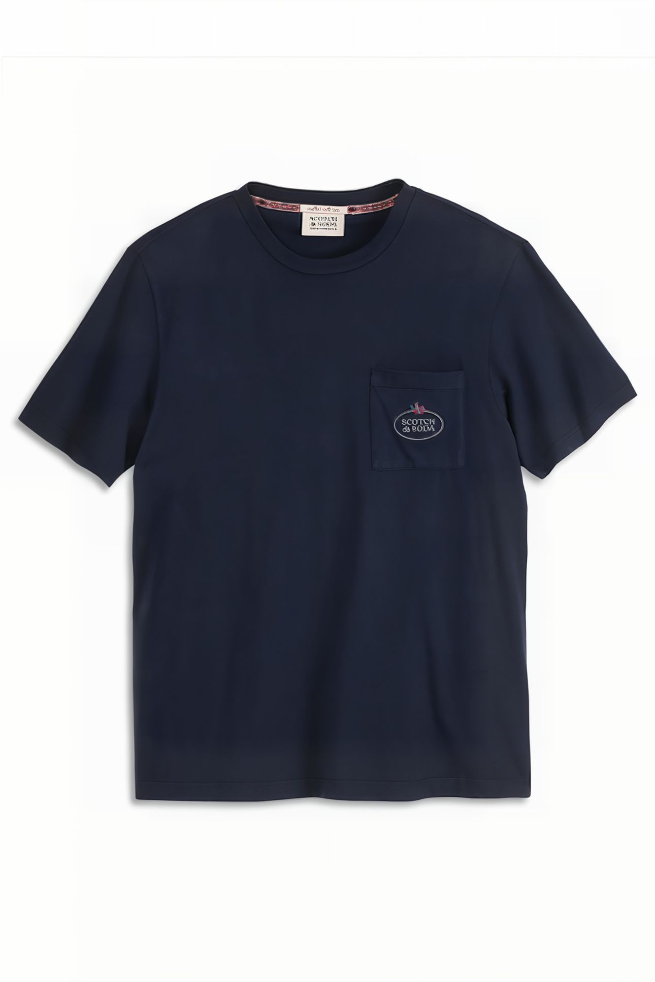 GARMENT DYED SS POCKET TEE DARK BLUE 1