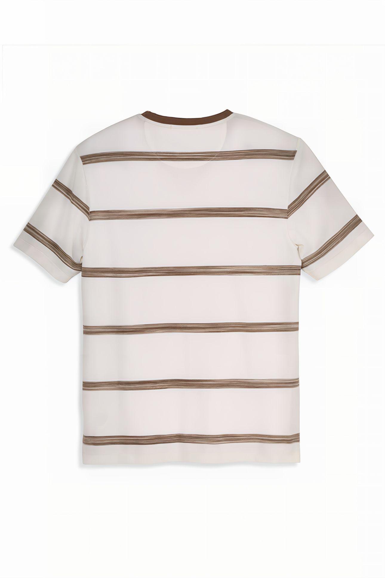 TEXTURED SPACEDYE STRIPE SS TEE SWAN 2