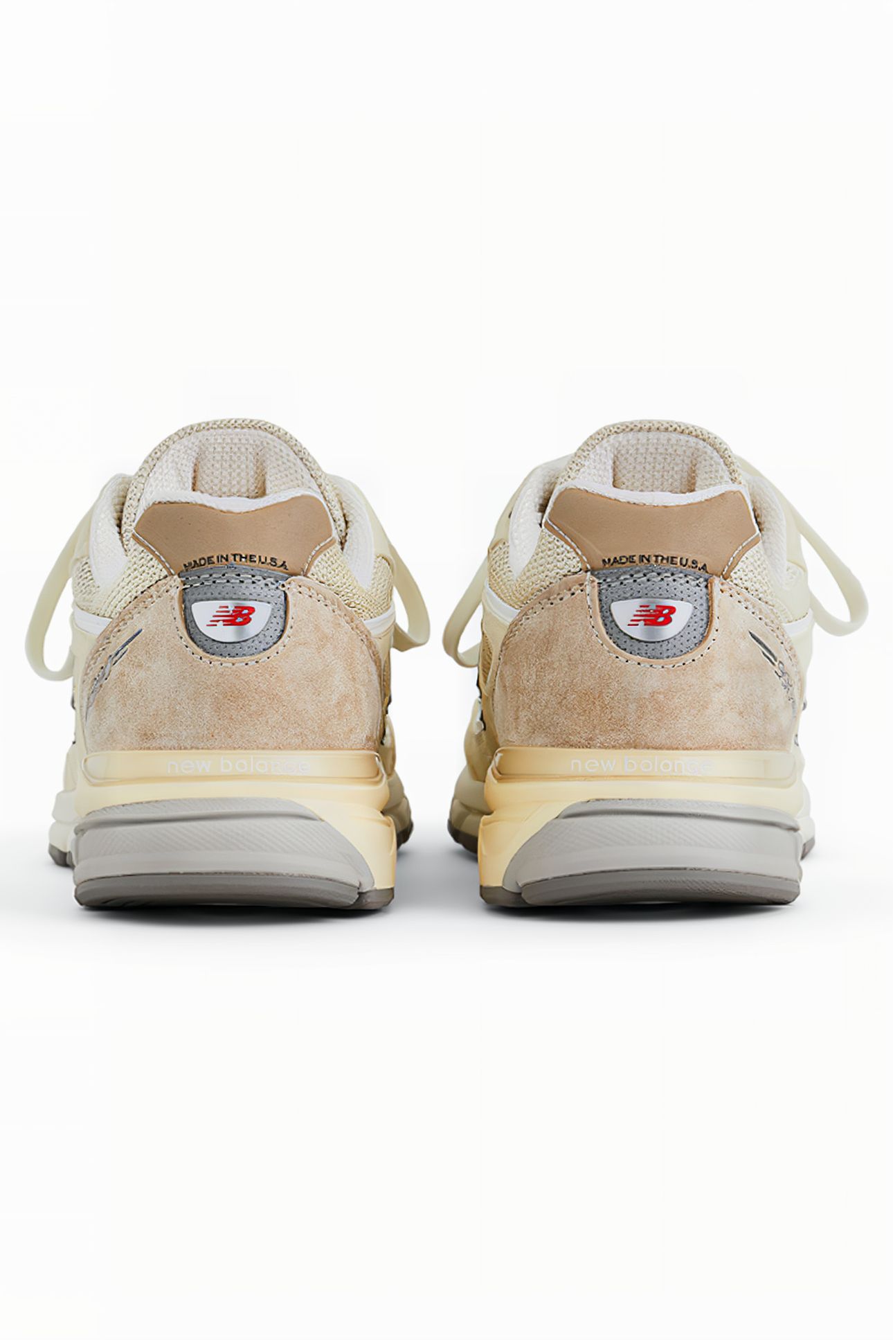 U990TE4 MADE IN USA  SNEAKERS IN LIMESTONE 4