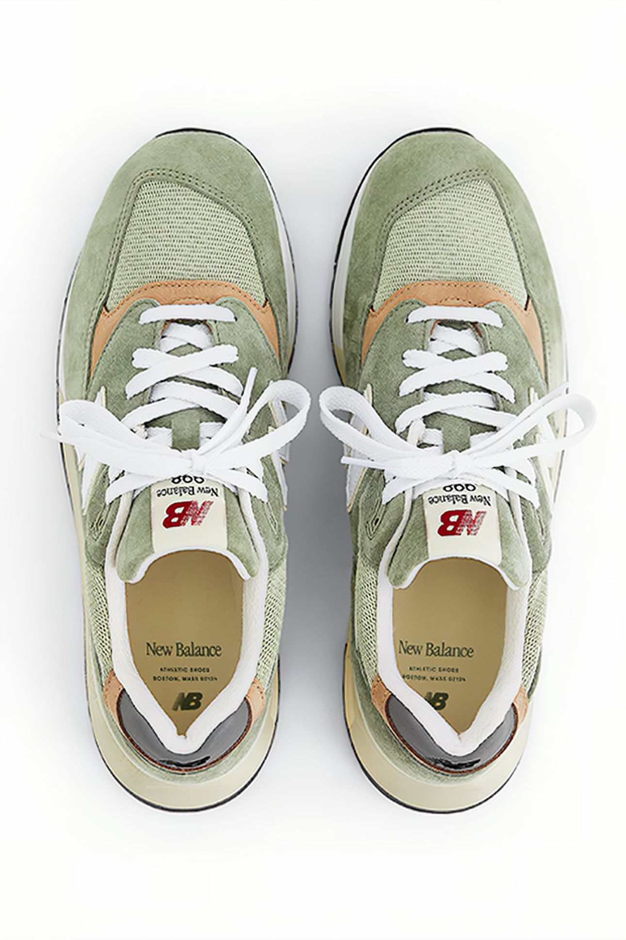 U998GT MADE IN USA SNEAKERS IN OLIVE 3