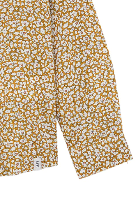 BOYS' YELLOW SHIRT WITH FLORAL LIBERTY® FABRIC 5