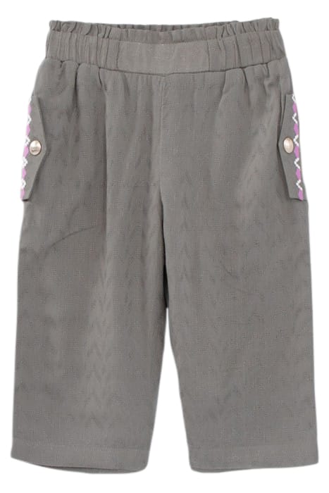 BABY GIRLS’ LENZING™ ECOVERO™ JACQUARD EMBROIDERY TROUSERS 1