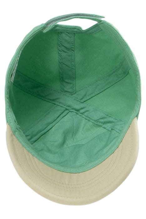 BABY BOYS’ GREEN, ECRU AND BEIGE CAP WITH BANANAS IMAGE 4