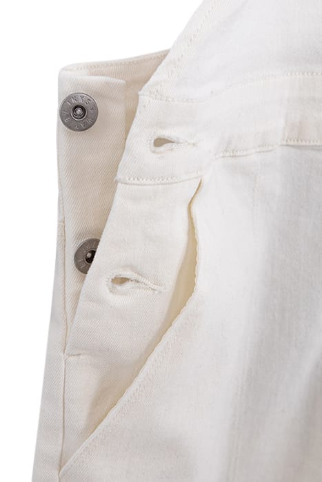 GIRLS' OFF-WHITE UPCYCLED DENIM DUNGAREES 5