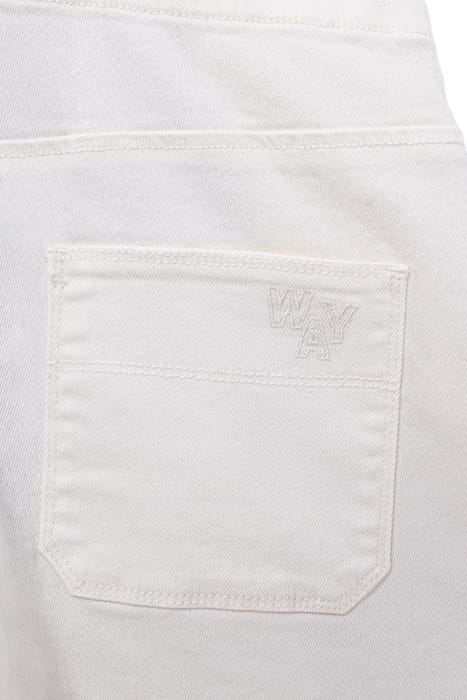 GIRLS' OFF-WHITE UPCYCLED DENIM DUNGAREES 7