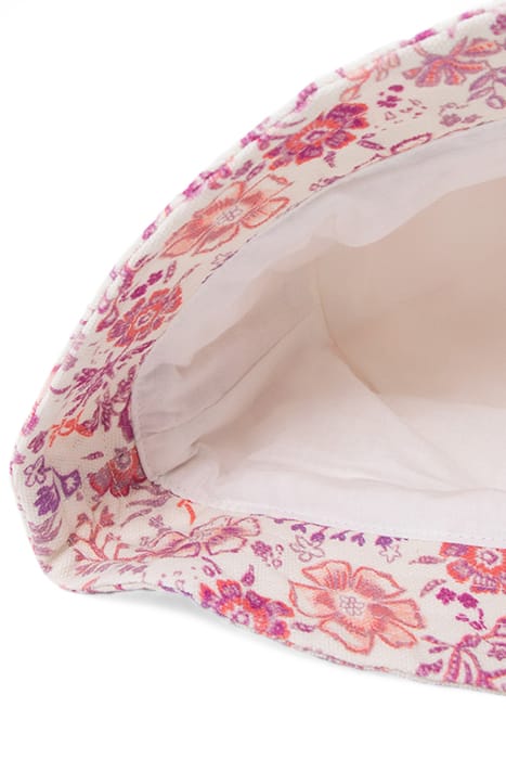 GIRLS’ LILAC SUN HAT WITH FLOWER PRINT AND EMBROIDERY 6