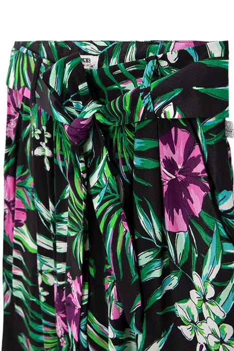 GIRLS’ BLACK LENZING™ ECOVERO™ TROPICAL TROUSERS 5
