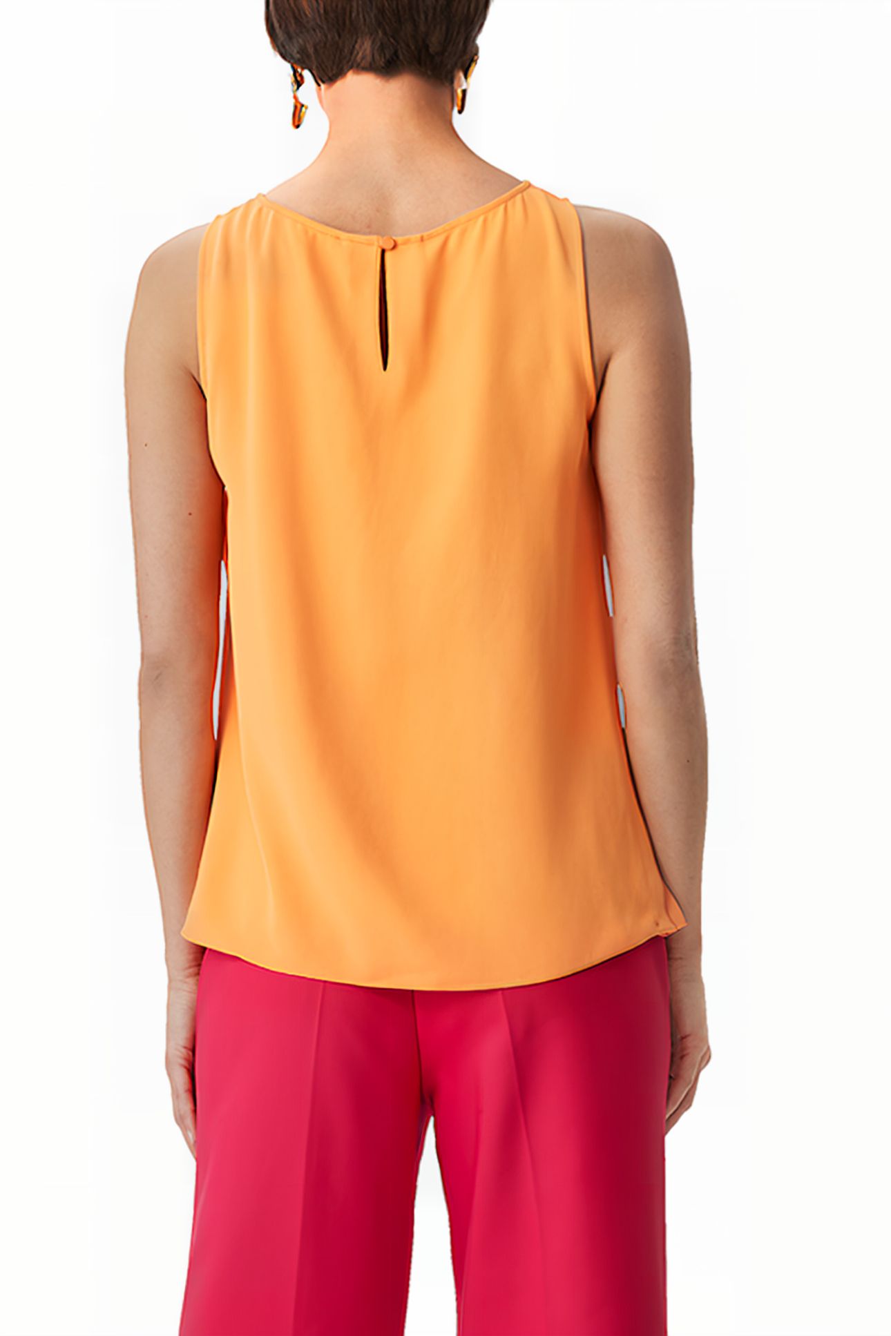 COMMA BLOUSES SLEEVELESS ORANGE 2