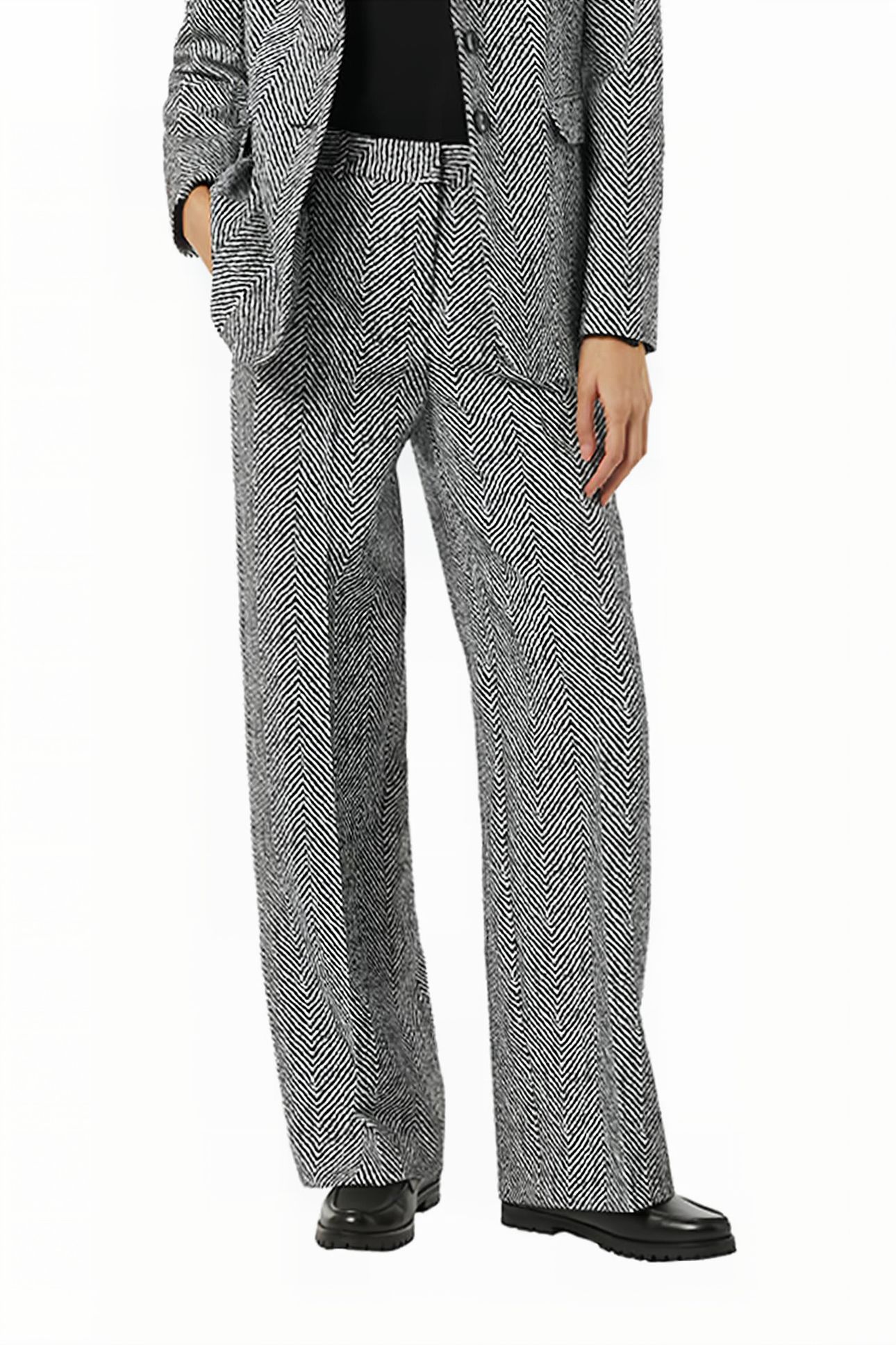 COMMA PANTS GREY/BLACK 1