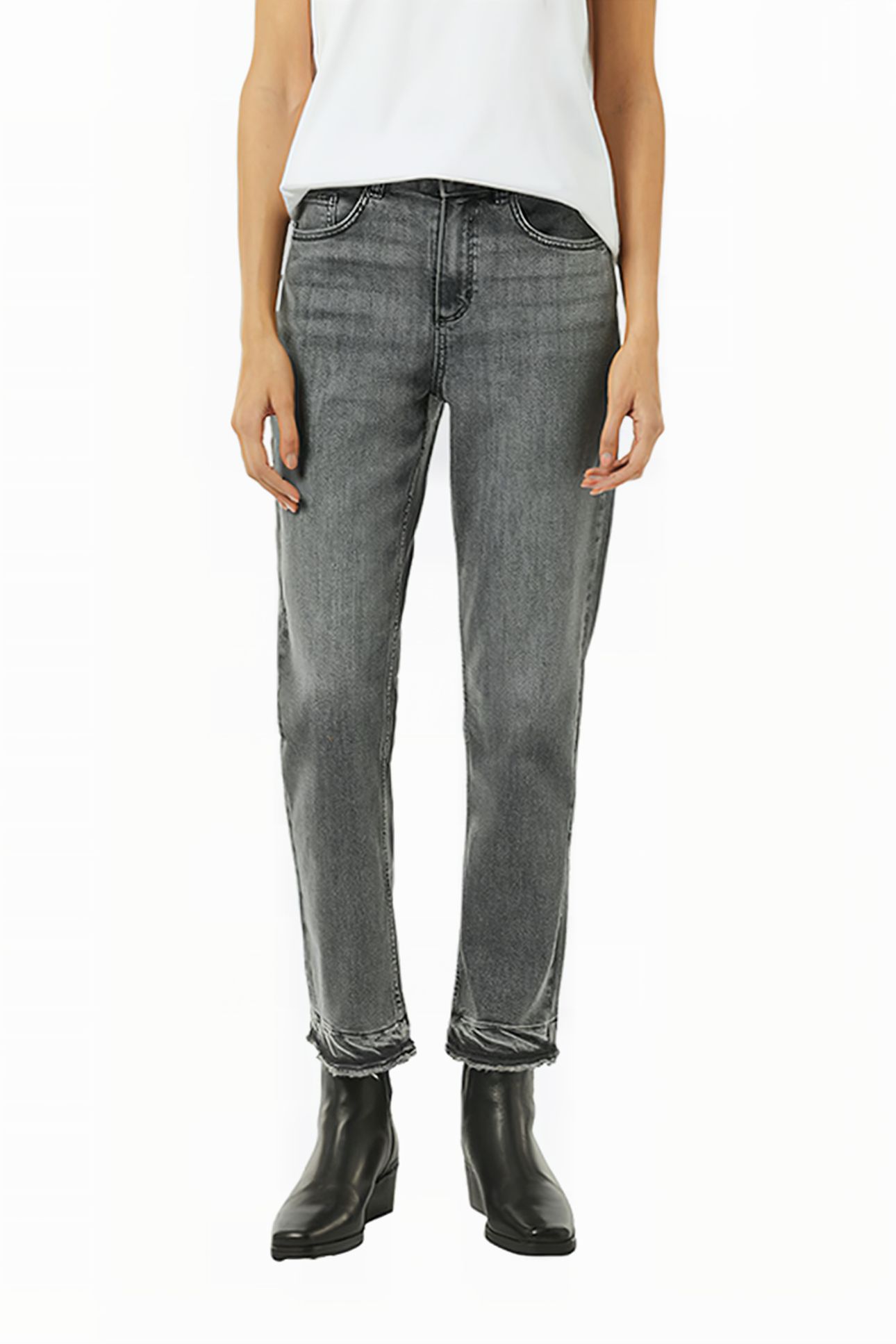 COMMA JEANS GREY DENIM 1