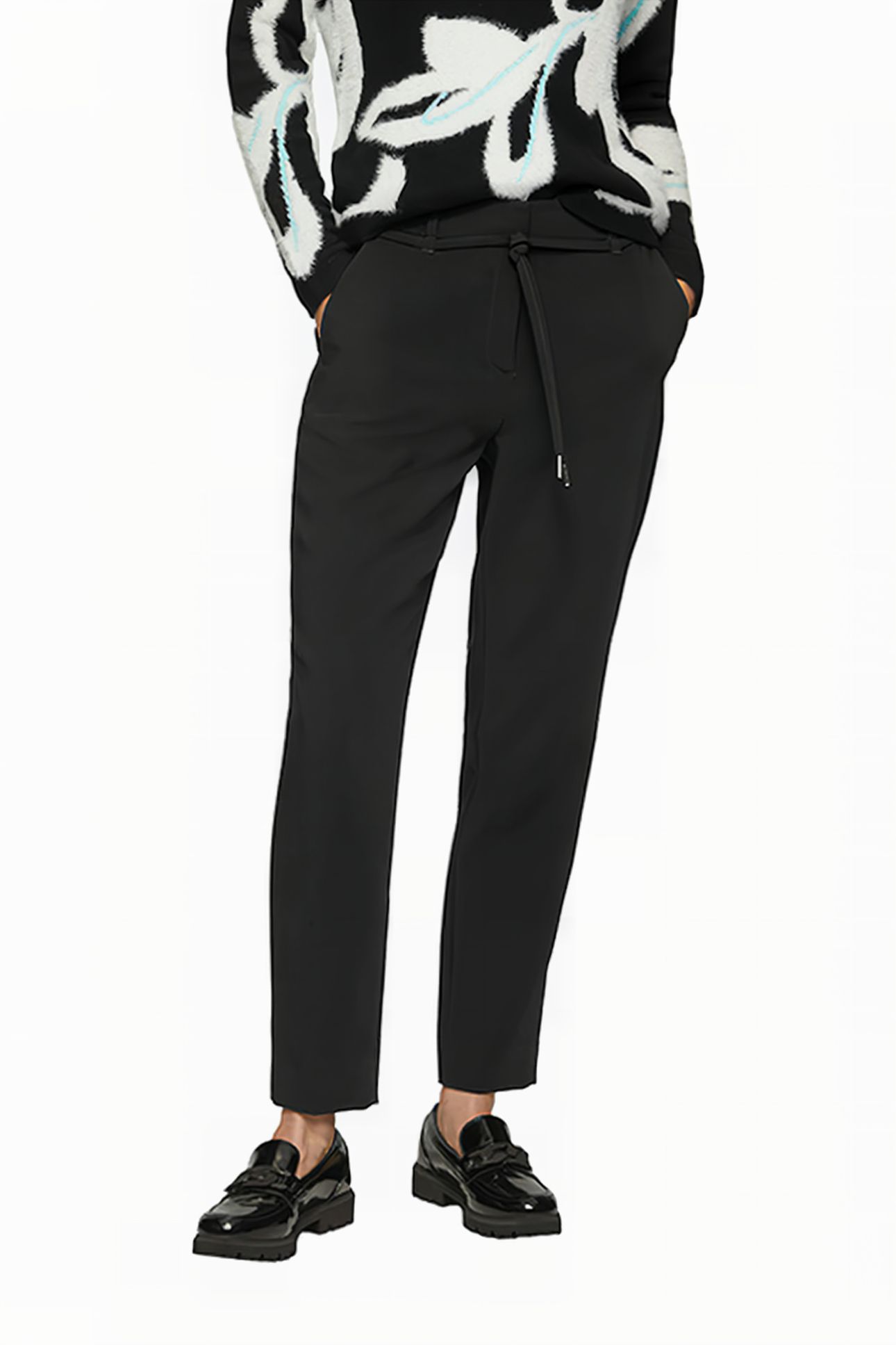 S.OLIVER PANTS BLACK 1