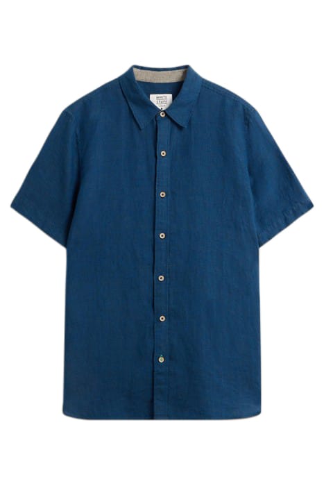 PEMBROKE SS LINEN SHIRT DARK NAVY 3