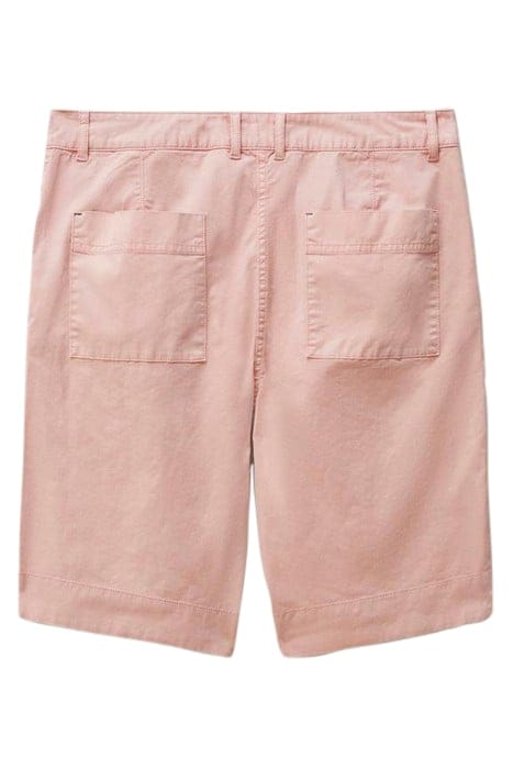HAYLEY ORGANIC CHINO SHORTS MID PINK 3