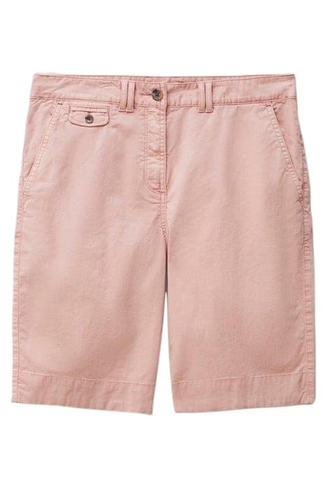 HAYLEY ORGANIC CHINO SHORTS MID PINK 2