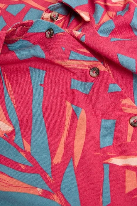 RUA JERSEY SHIRT DRESS PINK MULTI 4