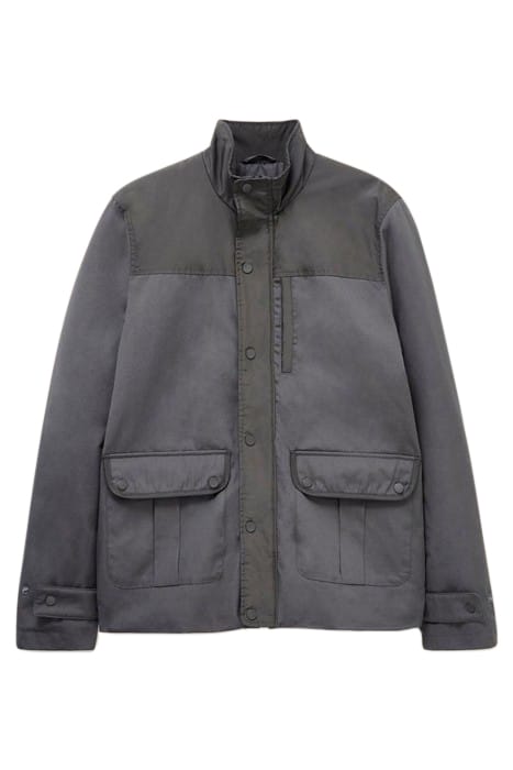 CORBY CANVAS JACKET DARK GREY 1