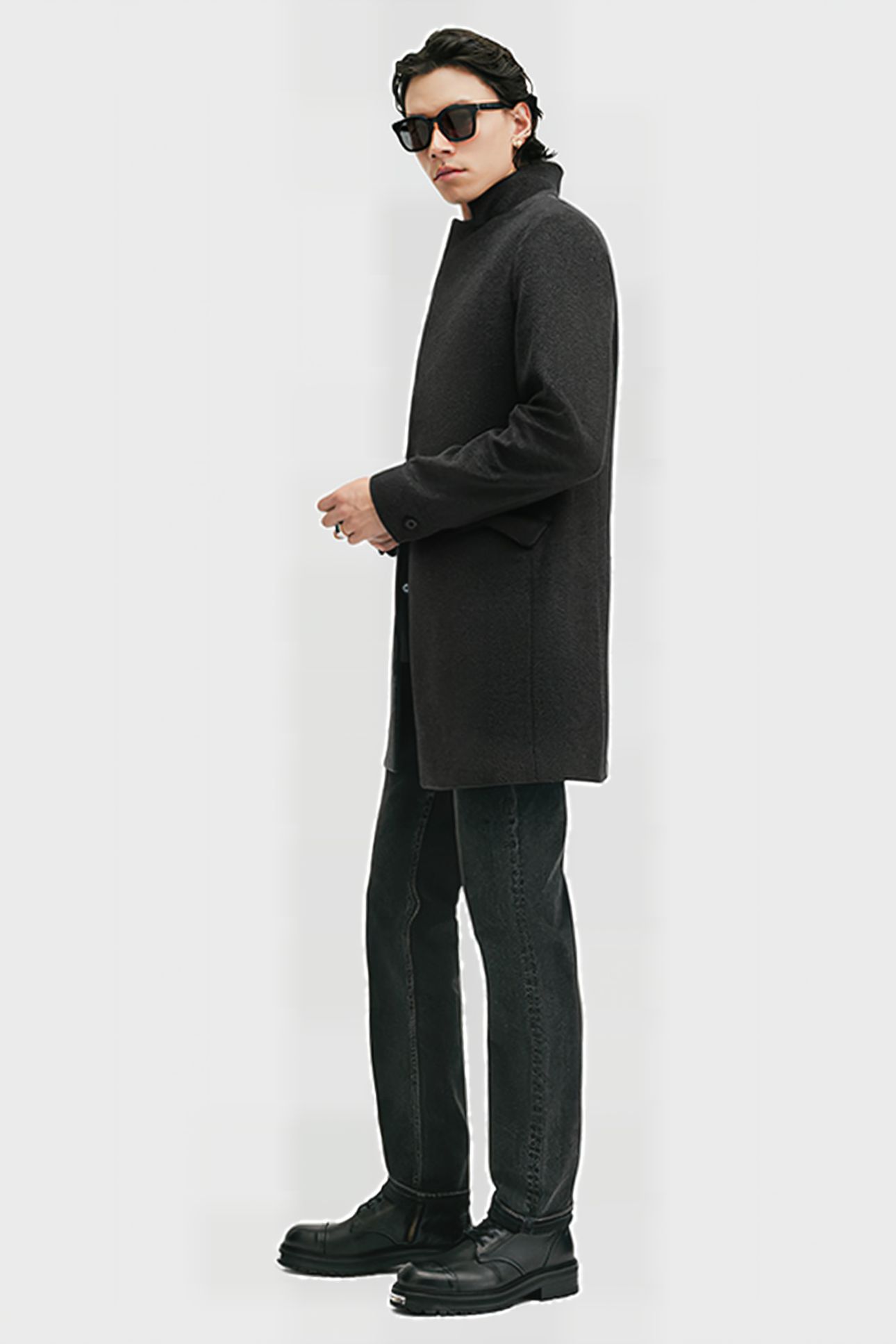 HARGROVE COAT CHARCOAL GREY 6