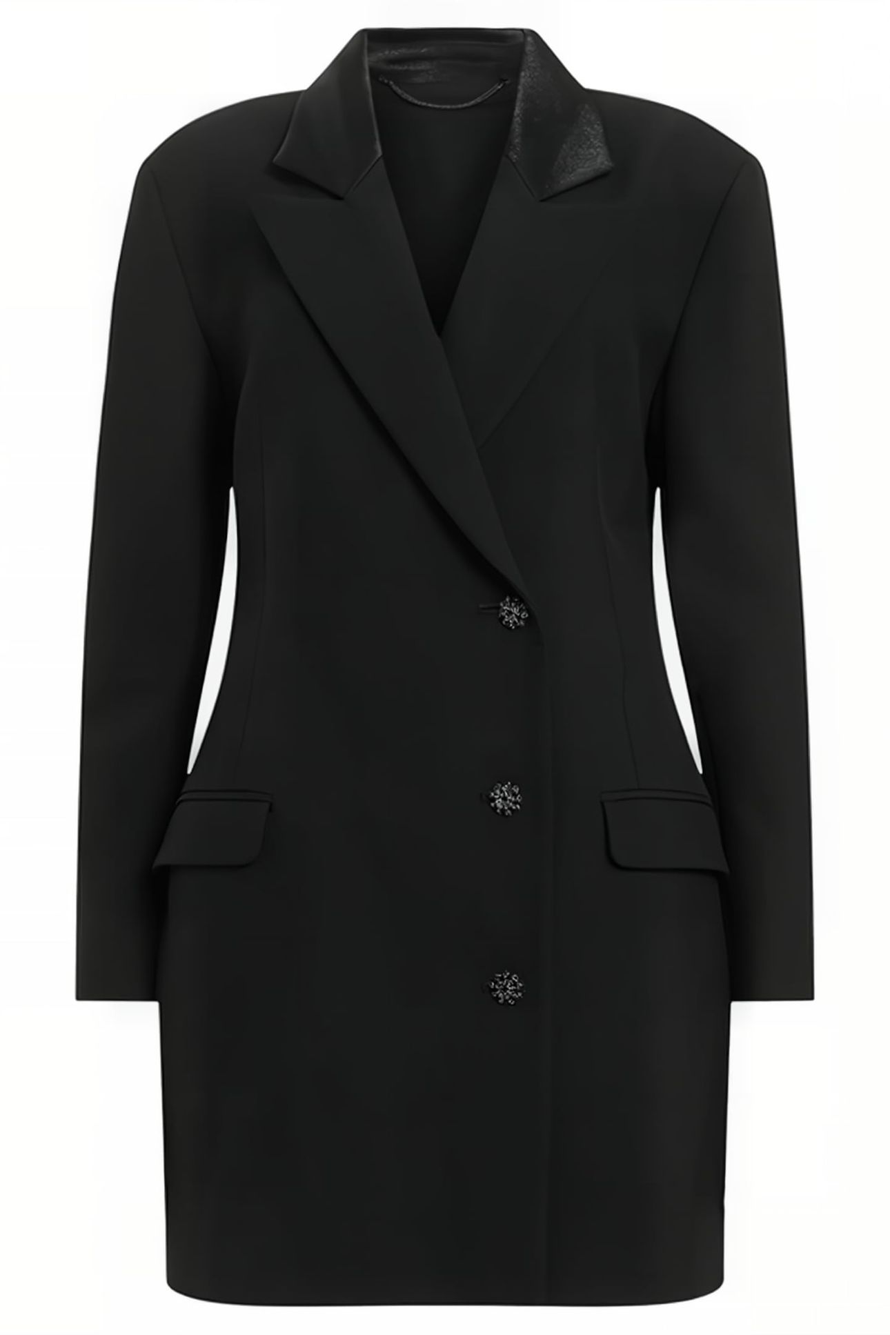 ERYKAH BLAZER DRESS BLACK 4