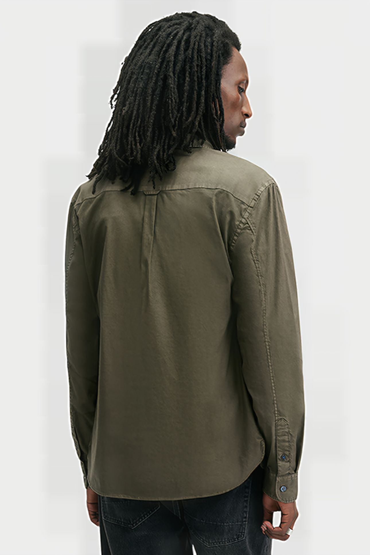 HAWTHORNE LS SHIRT CAGE BROWN 2